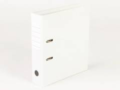 Brevordner, Q-Line hvid, Metalskinne, 75mm, 210x297mm Number of rings: 2 æske a 10 stk