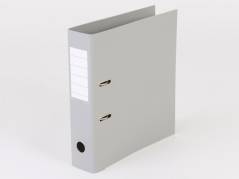 Brevordner, Q-Line grå, Metalskinne, 75mm, 210x297mm Number of rings: 2 æske a 10 stk