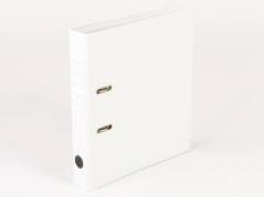 Brevordner, Q-Line hvid, Metalskinne, 50mm, 210x297mm Number of rings: 2 æske a 10 stk