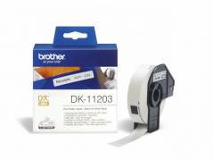 Label Brother hvid DK11203 17x87mm 300stk/rul