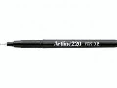 Fineliner Artline EK220 0,2mm sort