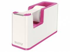 Tapedispenser Leitz WOW pink incl 1 rulle tape