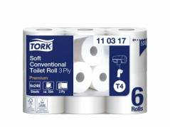 Toiletpapir Tork Premium Extra Soft T4 3-lags Hvid pk/42 - 110317