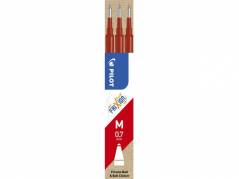 Refill Pilot FriXion rød 0,7 medium 3-pack