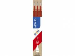 Refill Pilot FriXion rød 0,5 fine 3-pack