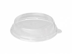 Låg RPET t/salatskål bagasse klar Ø170x35mm 360stk/kar