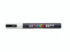 Paint marker Uni Posca PC-3M white 0,9-1,3mm