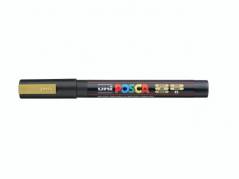 Paint marker Uni Posca PC-3M gold 0,9-1,3mm