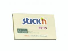 Notes Stick'N gul 76x127mm 90blade/blok