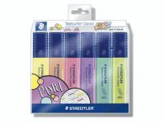 Tekstmarker STAEDTLER 364 ass. pastel 6stk i etui