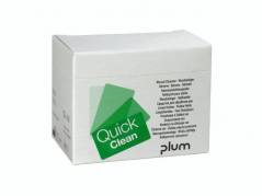 Sårrenseserviet QuickClean Plum 20stk/pak