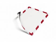 Durable Duraframe Security Magnetic magnetramme A4 rød/hvid 