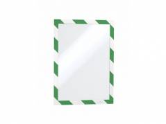 Durable Duraframe Security magnetramme A4 grøn/hvid 