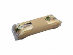 Sandwich baguette indpakning Ø62x290mm 500stk/pak