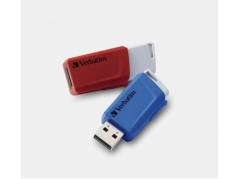 USB Drive Store ´N´ Click 32GB (2-pack) Red/Blue
