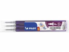 Refill Pilot 3-pack FriXion Point Lilla 0,5mm 3-pack