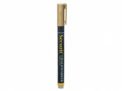 Chalkmarker Securit Original guld 1-2mm rund spids