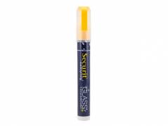 Chalkmarker Securit vandfast gul 2-6mm skrå spids