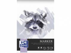 Kunstblok Oxford t/filtpen A3 15ark 180g limet