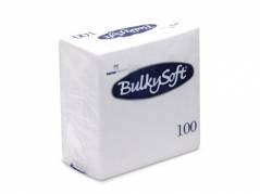 Serviet Bulky Soft 3-lags 1/4 fold hvid 40cm 100stk/kar