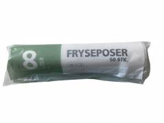 Fryseposer 150x340mm 8l m/skrivefelt 50ps/rul