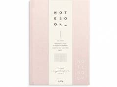 Notebook Textile A5 pink lined