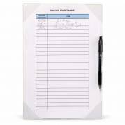 Selvkl&aelig;bende lommer, BNT Kang Easy Write 220x305x7mm, A4, hvid pakke a 2 stk
