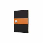 Notesbog, Moleskin Cahier, linjeret sort