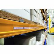 Hyldeforkant, Durable Scanfixx1000x20mm selvkl&aelig;bende, st&aring;l pakke a 25 stk