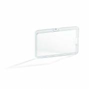 Kortholder, Durable 105x283x80mm, 54x85mm kort st&oslash;dsikker transparent pakke a 10 stk