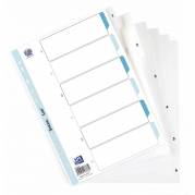 Register, Elba, A4,210x297mm, 1-6, hvid