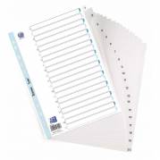 Register, Elba, A4,210x297mm, 1-20, hvid