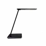 Bordlampe, Unilux, Linka, USB+QI oplader sort