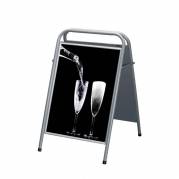 Gadeskilt, Twinco, Twin Light 600x1010x60mm, hvid