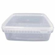 Condib&oslash;tte, Without lid kapacitet 1300ml,195x195x51mm pp, transparent, pakke med 58 stk F&oslash;devaregodkendt