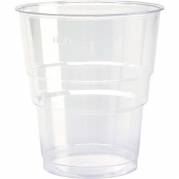 Plastglas, Duni, Rund, 300 ml indvendig diameter 84.0 mm, PS transparent, pose a 50 stk F&oslash;devaregodkendt