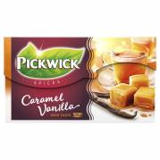 Te, Pickwick, Spices Caramel Vanilla pakke a 20 stk