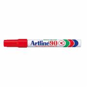 Marker, Artline, EK90, 2-5MM, Rund spids r&oslash;d, 3209002