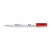 Whiteboardmarker, Staedtler Lumograph 301-2, 1-3MM, Spids, r&oslash;d, 301-2
