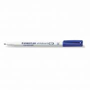 Whiteboardmarker, Staedtler Lumograph 301-3, 1-3MM, Spids, bl&aring;, 301-3