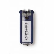 N&oslash;gleskilte, Durable KEY CLIP 25x65, bl&aring;