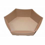Gave&aelig;ske, udvendig dim: 430 x 350 x 90 mm, indre dim: 430 x 350 x 90 mm 1-lags,B-flute, s&aelig;rligt design Kraftliner, brun, karton a 25 stk