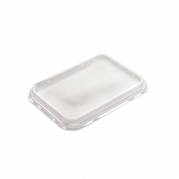 L&aring;g t/plastbakke, F&aelig;rch, M 5187 Rektangul&aelig;r,194x144x17mm PET, transparent, karton a 424 stk F&oslash;devaregodkendt