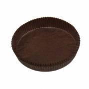 Kagemands&aelig;ske, Rund, h&oslash;jde 30 mm indvendig diameter 145.0 mm Pergamentpapir, 40 g/m2, brun pakke a 1000 stk, Nr. 200 F&oslash;devaregodkendt
