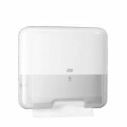 Papirh&aring;ndkl&aelig;de dispenser, Tork, H3 Mini - V-fold og C-fold, hvid