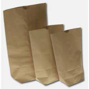 Cross bottom bag, 295 x 225 mm, Stykke Kraftpapir, brun, pakke a 500 stk 2 kg Fidele, F&oslash;devaregodkendt