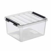 Plastkasse SmartStore, transparent 2L med l&aring;g , 210mm x 170mm x 110mm