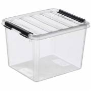 Plastkasse SmartStore, transparent 3L med l&aring;g , 210mm x 170mm x 150mm