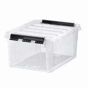 Plastkasse SmartStore, Classic transparent, 8L med l&aring;g , 340mm x 250mm x 160mm