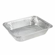 Gastrobakke, Plus Pack, 1/2GN 1-Compartments, Rektangul&aelig;r kapacitet 3600ml,324x263x60mm aluminium, aluminium, pakke a 100 stk F&oslash;devaregodkendt